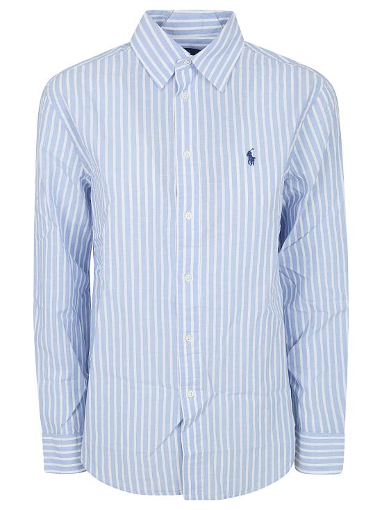 26SS 폴로 랄프로렌 셔츠 211971514 503 BLUE WHITE