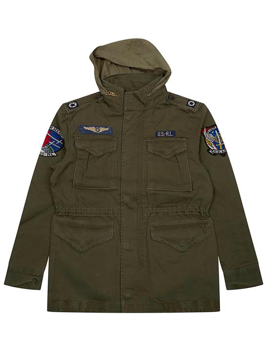 26SS [키즈] 랄프 로렌 자켓 323965378 001 OLIVE MOUNTAIN