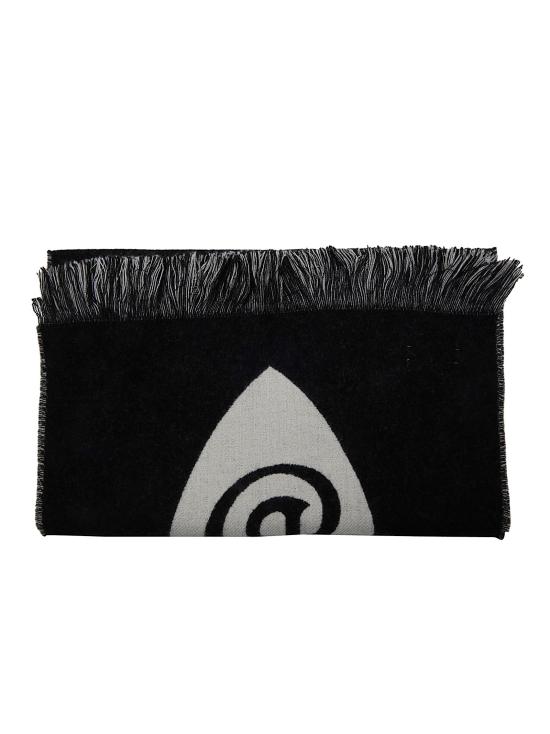 26SS 버버리 로고 울 머플러 8109563 C1343 BLACK CALICO - BURBERRY