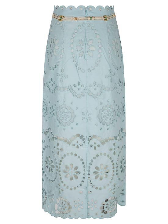 26SS 짐머만 롱 스커트 6179SRS261 MIT MINT - ZIMMERMANN