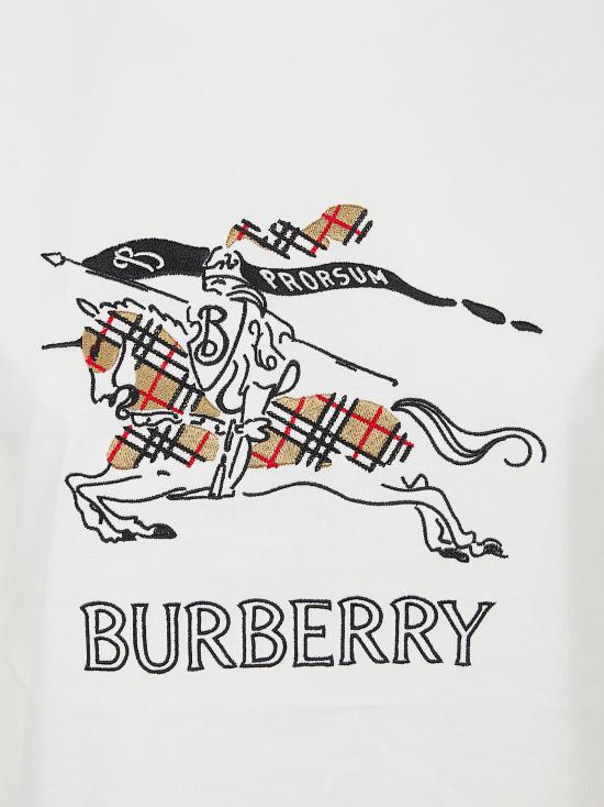 26SS 버버리 EKD 스케치 코튼 티셔츠 8121038 CHALK - BURBERRY
