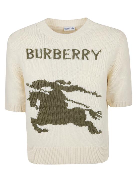 26SS 버버리 EKD 울 캐시미어 니트 8118622 CERAMIC WHITE