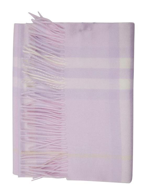 26SS 버버리 체크 캐시미어 스카프 8112651 A3750 FONDANT PINK