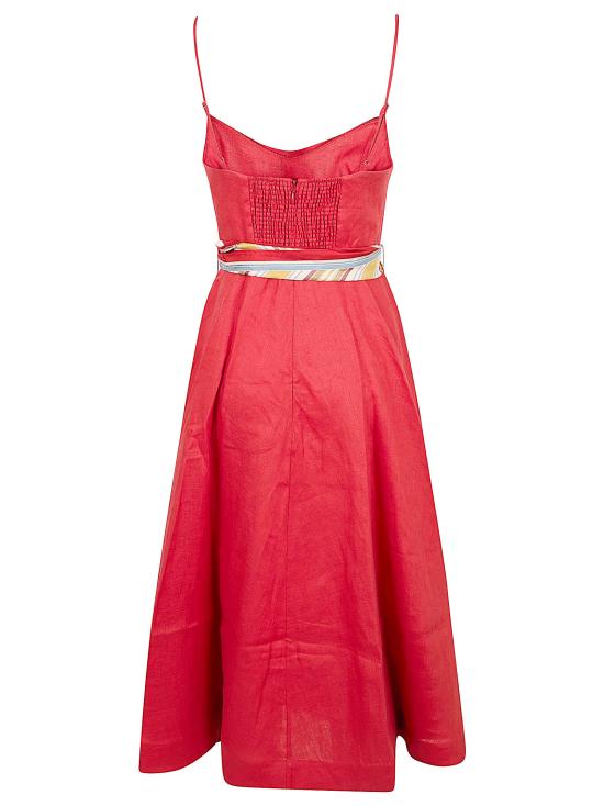 26SS 짐머만 미디 원피스 6939DC261 RED RED - ZIMMERMANN