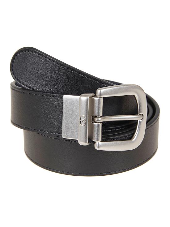 26SS 발렌티노 가라바니 가죽 벨트 YT0SU6 XUG M77 NERO MARINE