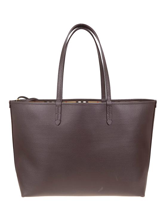 26SS 버버리 미디움 리버시블 블룸즈버리 토트백 8119598 C1762 PEAT SAND - BURBERRY