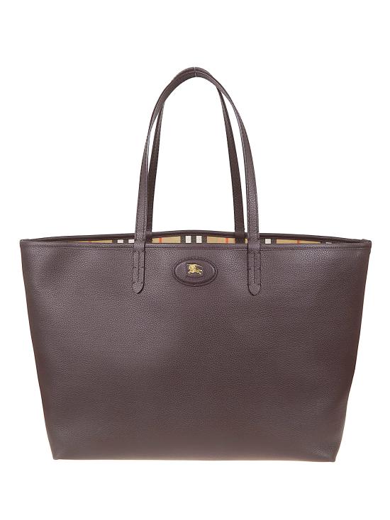 26SS 버버리 미디움 리버시블 블룸즈버리 토트백 8119598 C1762 PEAT SAND