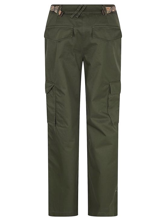 26SS 버버리 체크 개버딘 카고 트라우저 8118420 MARROW - BURBERRY