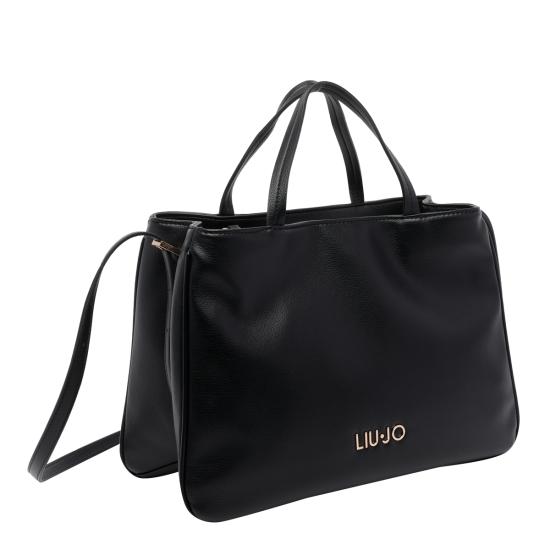 26SS 리우조 토트백 AA6049E1120 22222 Black - LIU JO