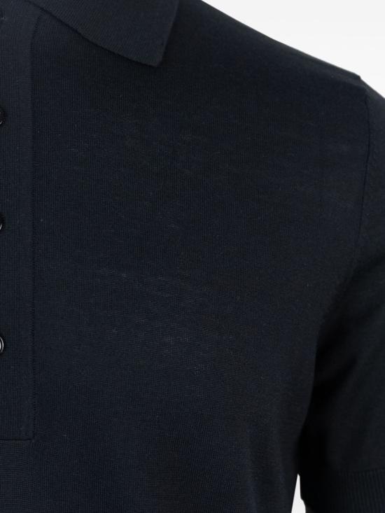 26SS 파올로페코라 폴로 티셔츠 A006F200 9000 Black - PAOLO PECORA