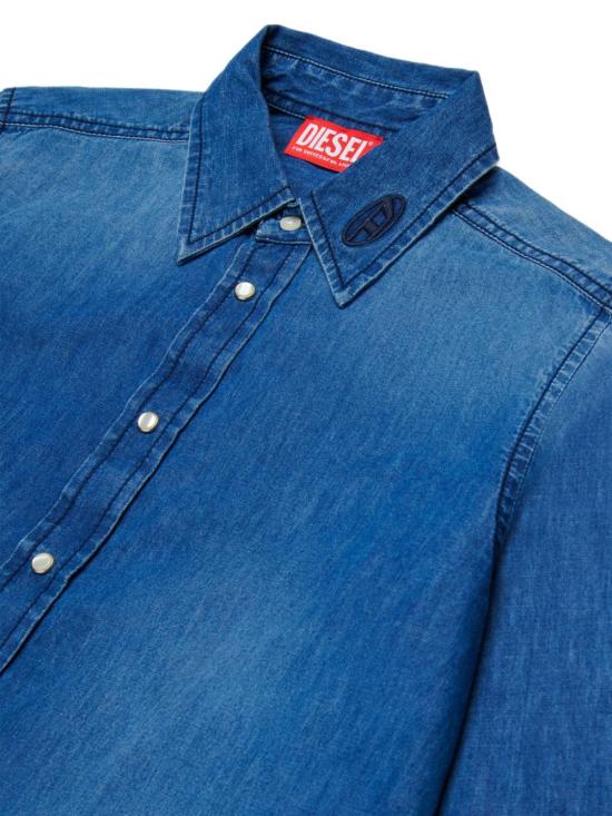 26SS [키즈] 디젤 셔츠 J01330KXBRW K01 Blue - DIESEL