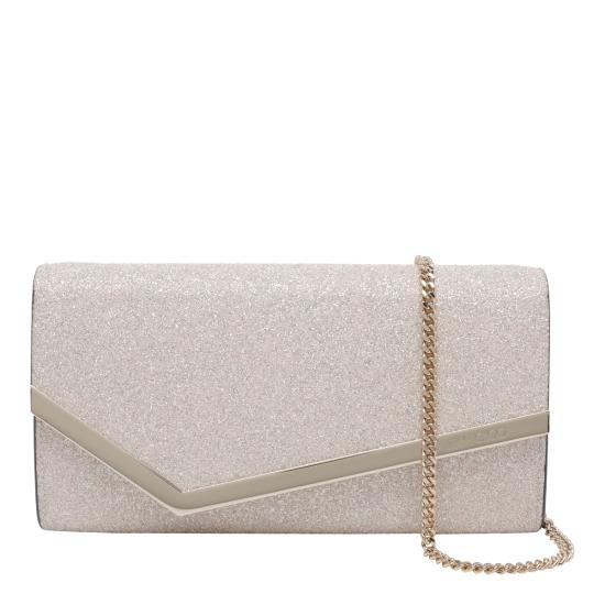 26SS 지미추 클러치/파우치 EMMIE GQILIGHT SOFT GOLD LIGHT GOLD Golden