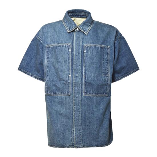 26SS 질샌더 데님 셔츠 J47DL0168J45291 420 Denim