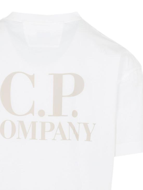 26SS 씨피 컴퍼니 반팔 티셔츠 20CMTS086A 005100W103 White - C.P. COMPANY