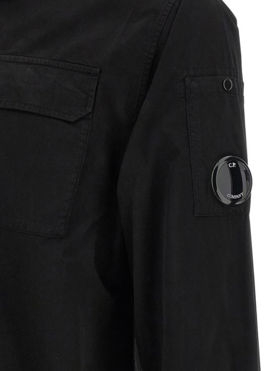 26SS 씨피 컴퍼니 오가닉 개버딘 지퍼 셔츠 RCCMOS705A 110143G999 Black - C.P. COMPANY