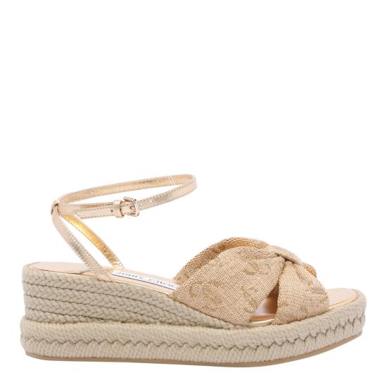 26SS 지미추 샌들 AELLA WEDGE 60 GTJGOLD MIX Golden