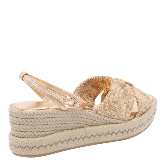 26SS 지미추 샌들 AELLA WEDGE 60 GTJGOLD MIX Golden - JIMMY CHOO