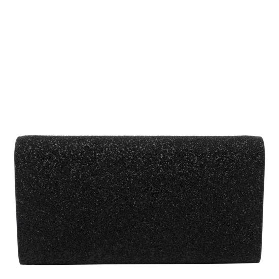 26SS 지미추 클러치/파우치 EMMIE GQIBLACK LIGHT GOLD Black - JIMMY CHOO