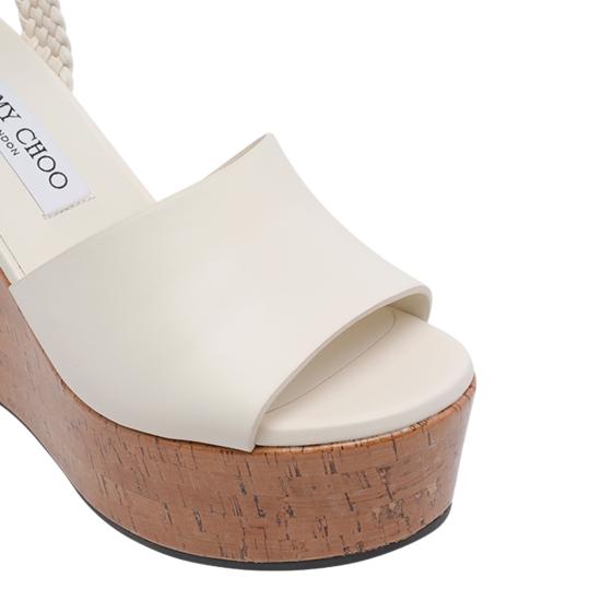 26SS 지미추 샌들 JORI 100 ZKHLATTE TOASTY Latte toasty - JIMMY CHOO