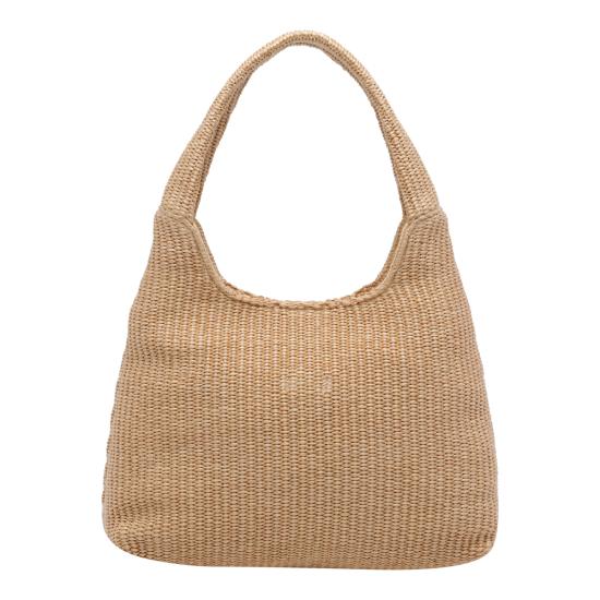 26SS 지미추 숄더백 BEACH DMND HOBO M JYNNATURAL LATTE Beige - JIMMY CHOO