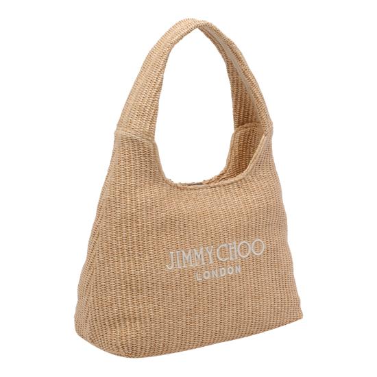 26SS 지미추 숄더백 BEACH DMND HOBO M JYNNATURAL LATTE Beige - JIMMY CHOO