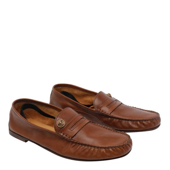 26SS 베르사체 로퍼 1023322 1A173461N87J Brown - VERSACE