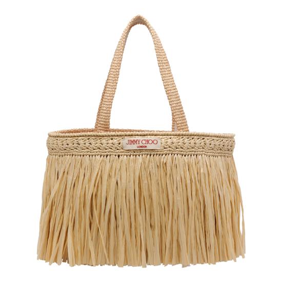 26SS 지미추 토트백 BEACH TOTE E W HMUNATURAL LIGHT GOLD Beige