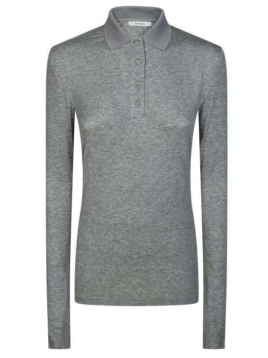 26SS 엔타이어 스튜디오 폴로 티셔츠 ESSS26PO01241 6242 GRIGIO