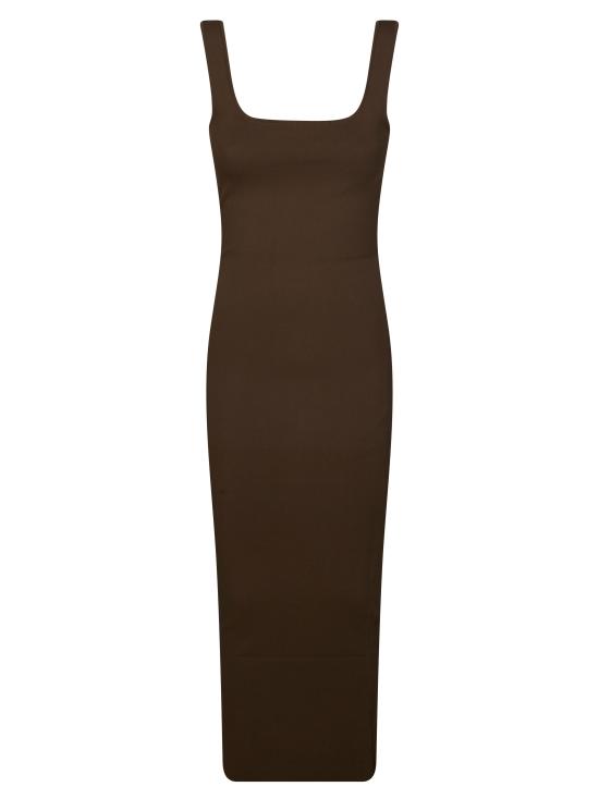 26SS 엔타이어 스튜디오 미디 원피스 ESSS26DR03237 0087 MARRONE