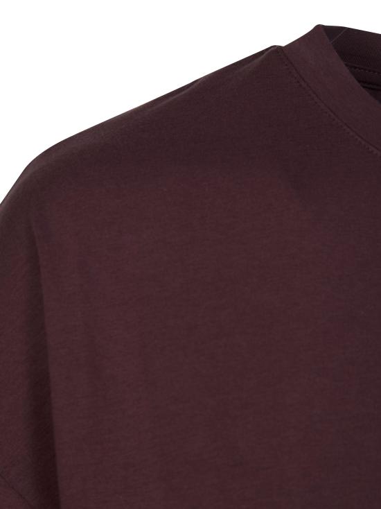 26SS 알파스튜디오 반팔 티셔츠 AD6411C 2009 MARRONE - ALPHA STUDIO