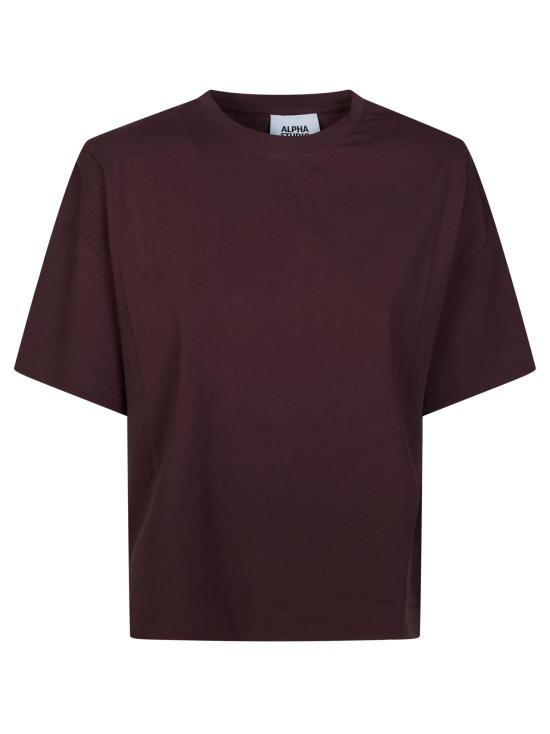 26SS 알파스튜디오 반팔 티셔츠 AD6411C 2009 MARRONE