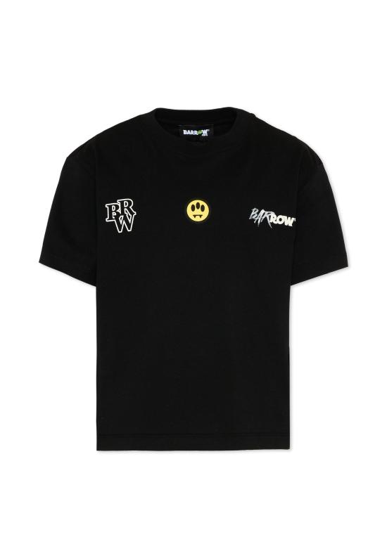 26SS [키즈] 바로우 티셔츠 S6BKJUTH061 110 BLACK - BARROW