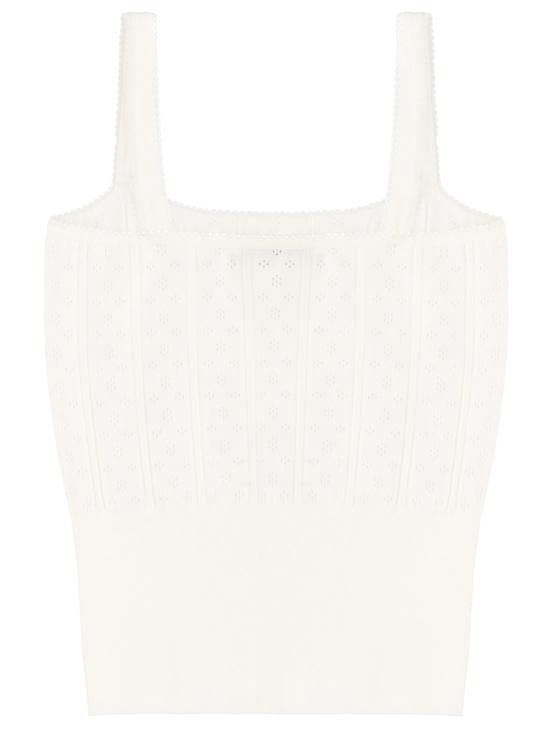 26SS JW앤더슨 민소매 티셔츠 KW1469 YN0309002 WHITE - JW ANDERSON