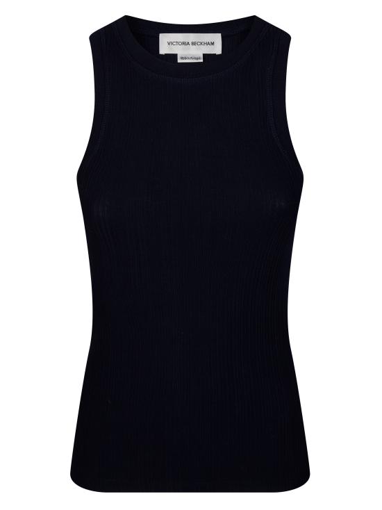 26SS 빅토리아 베컴 민소매 티셔츠 1126JTP007081A 550 BLU