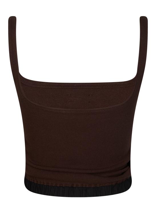 26SS 엔타이어 스튜디오 민소매 티셔츠 ESSS26TA01876 6239 MARRONE - ENTIRE STUDIOS