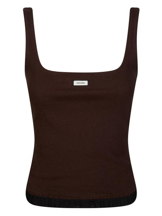 26SS 엔타이어 스튜디오 민소매 티셔츠 ESSS26TA01876 6239 MARRONE