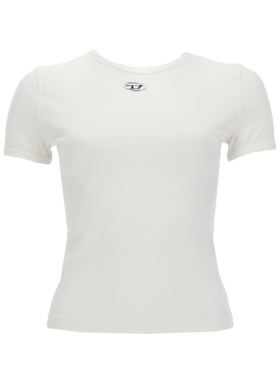 26SS 디젤 반팔 티셔츠 A19917 0AHQH141 WHITE