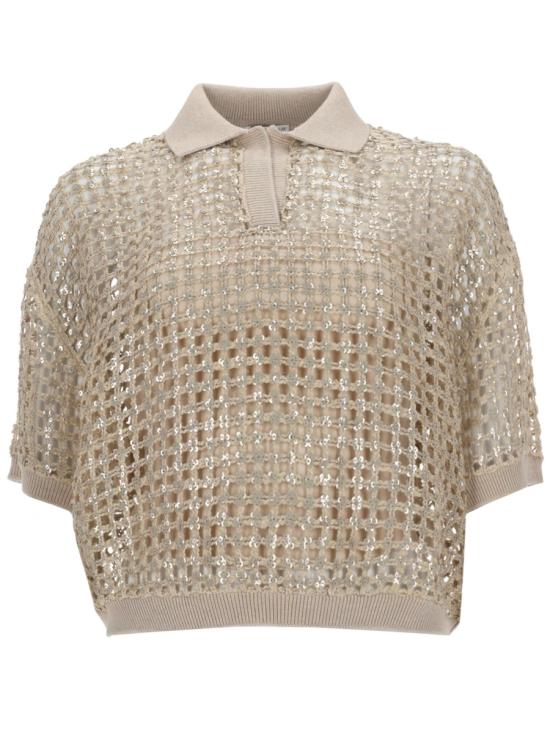 26SS 브루넬로 쿠치넬리 폴로 티셔츠 MCBR11805 C3999 BEIGE