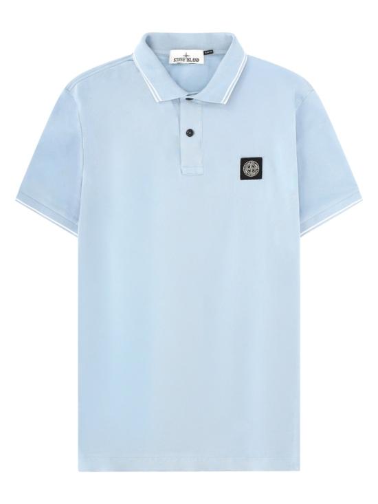 26FW 스톤 아일랜드 폴로 티셔츠 2200010 S0018V004A BLUE