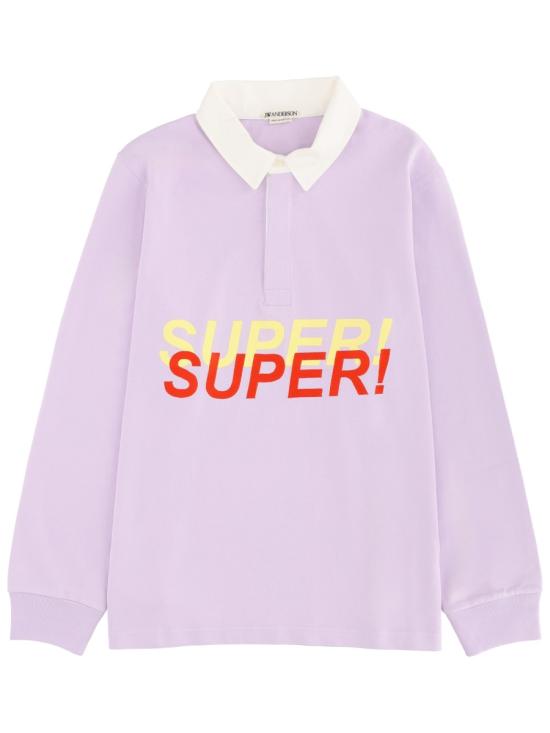 26SS JW앤더슨 폴로 티셔츠 JO0288 PG1938700 PURPLE