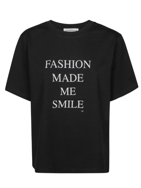 26SS 빅토리아 베컴 반팔 티셔츠 1226JTS007458A 9829 NERO - VICTORIA BECKHAM