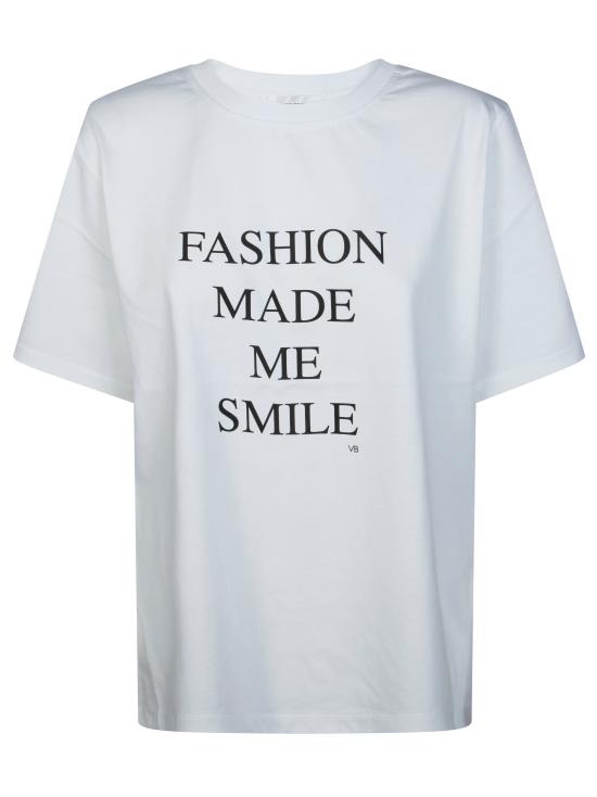 26SS 빅토리아 베컴 반팔 티셔츠 1226JTS007458A 9831 BIANCO