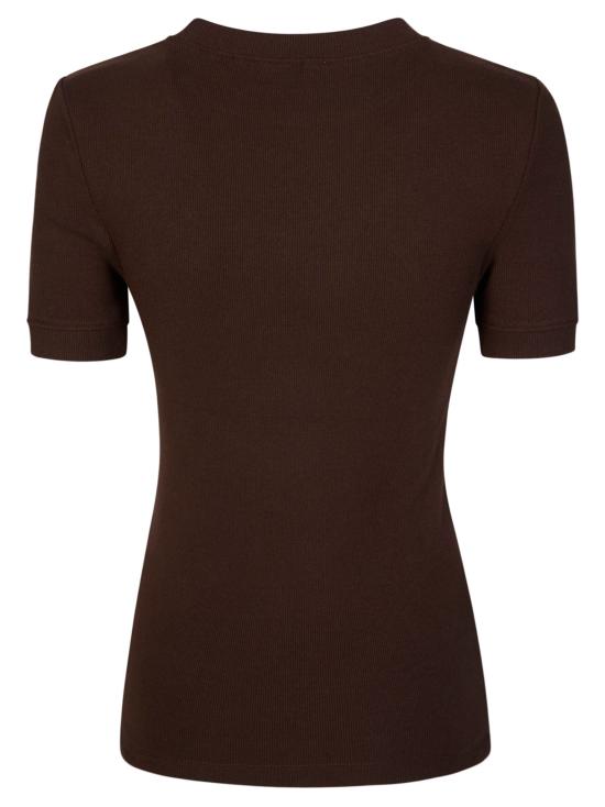 26SS 엔타이어 스튜디오 반팔 티셔츠 ESSS26TT01876 6239 MARRONE - ENTIRE STUDIOS