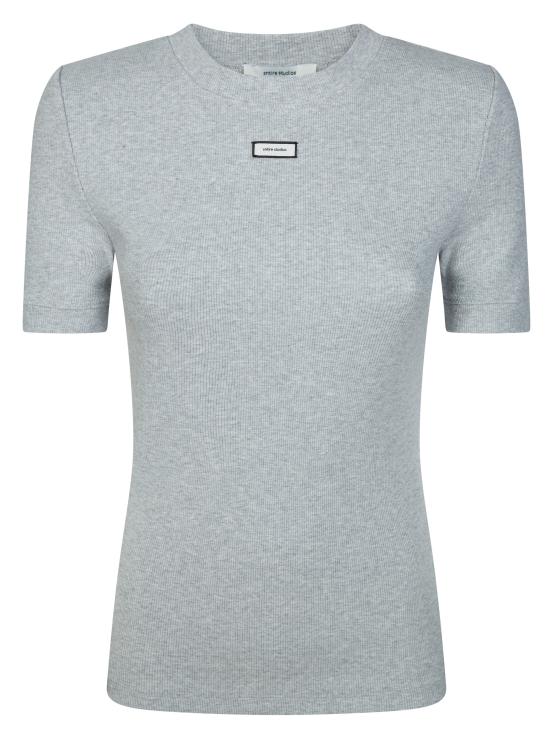 26SS 엔타이어 스튜디오 반팔 티셔츠 ESSS26TT01876 6238 GRIGIO