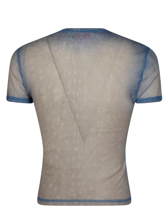 26SS 디젤 반팔 티셔츠 A235190HGCN 8MMA BLU - DIESEL