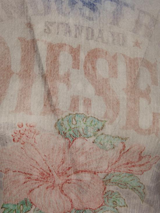 26SS 디젤 반팔 티셔츠 A235190HGCN 8MMA BLU - DIESEL