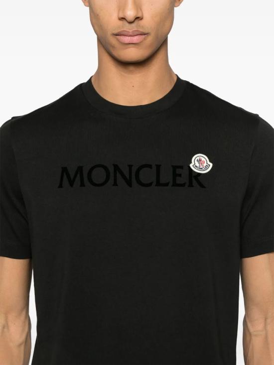 26SS 몽클레어 반팔 티셔츠 L10918C00067 8390T 999 BLACK - MONCLER