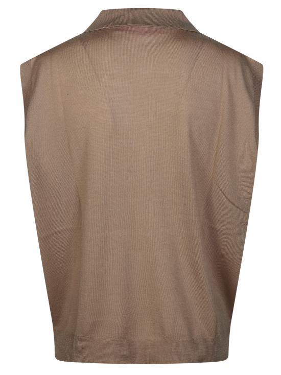 26SS 앱솔루트 캐시미어 민소매 티셔츠 AF1O000LYC000 EARTH BEIGE - ABSOLUT CASHMERE