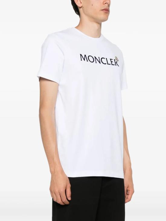 26SS 몽클레어 반팔 티셔츠 L10918C00067 8390T 001 WHITE - MONCLER