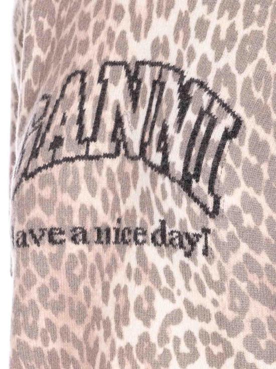 25FW 가니 반팔 티셔츠 K2500943 Animal Print - GANNI